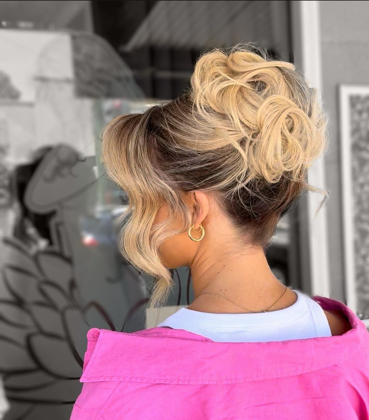 Kim K Inspired Bun